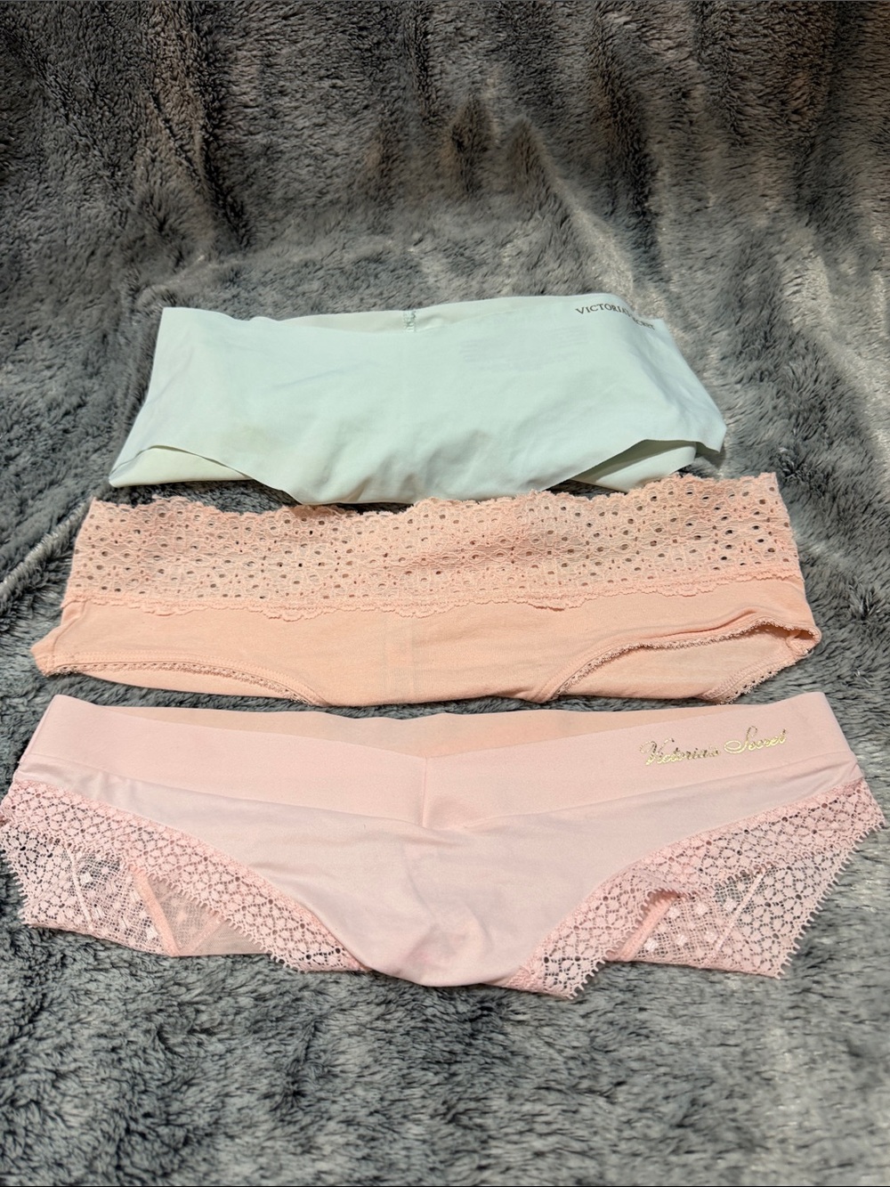 Victoria's Secret pastel Bikini panties- 3 Pack